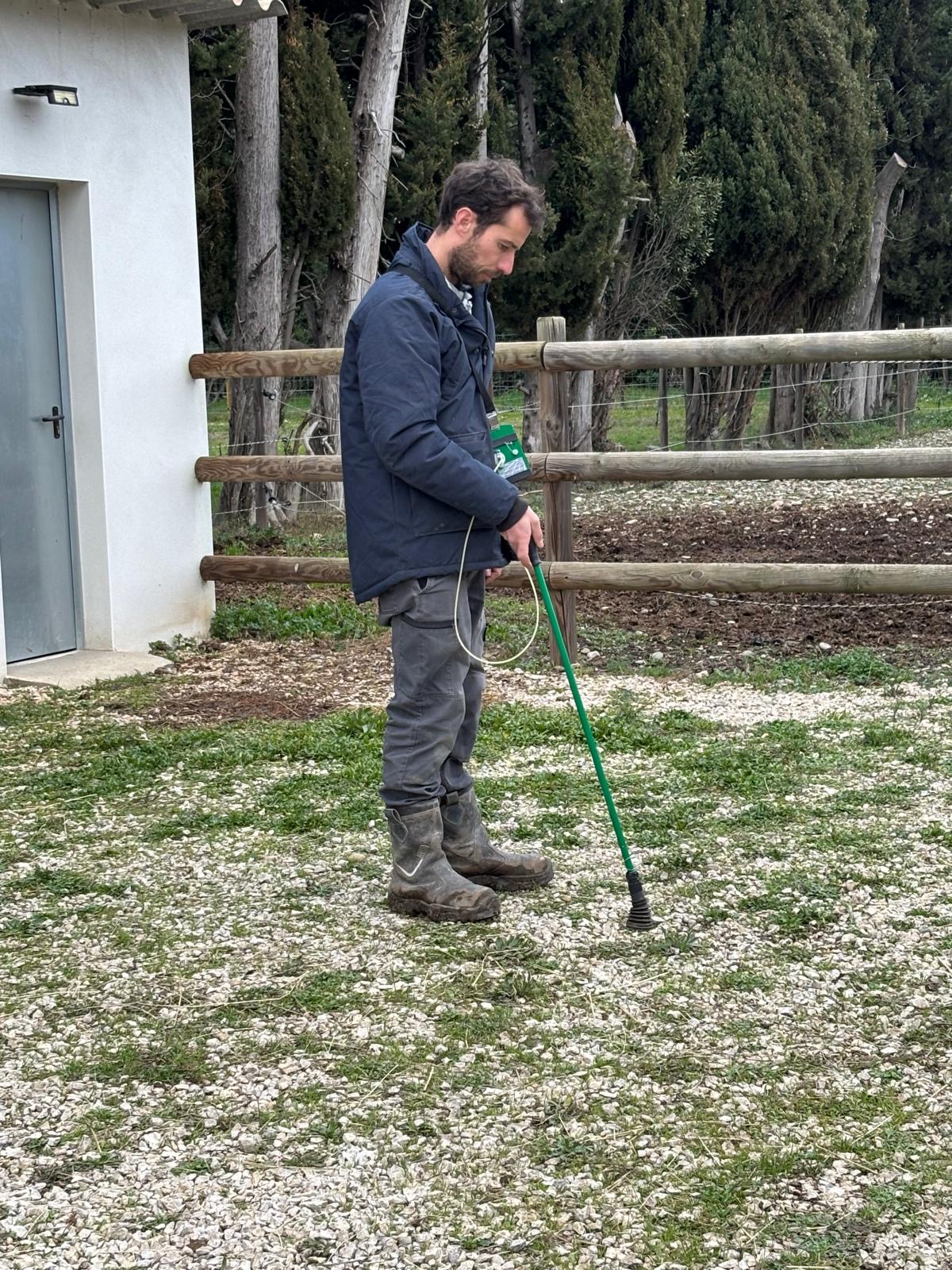 Détection de fuite d’eau par gaz traceur